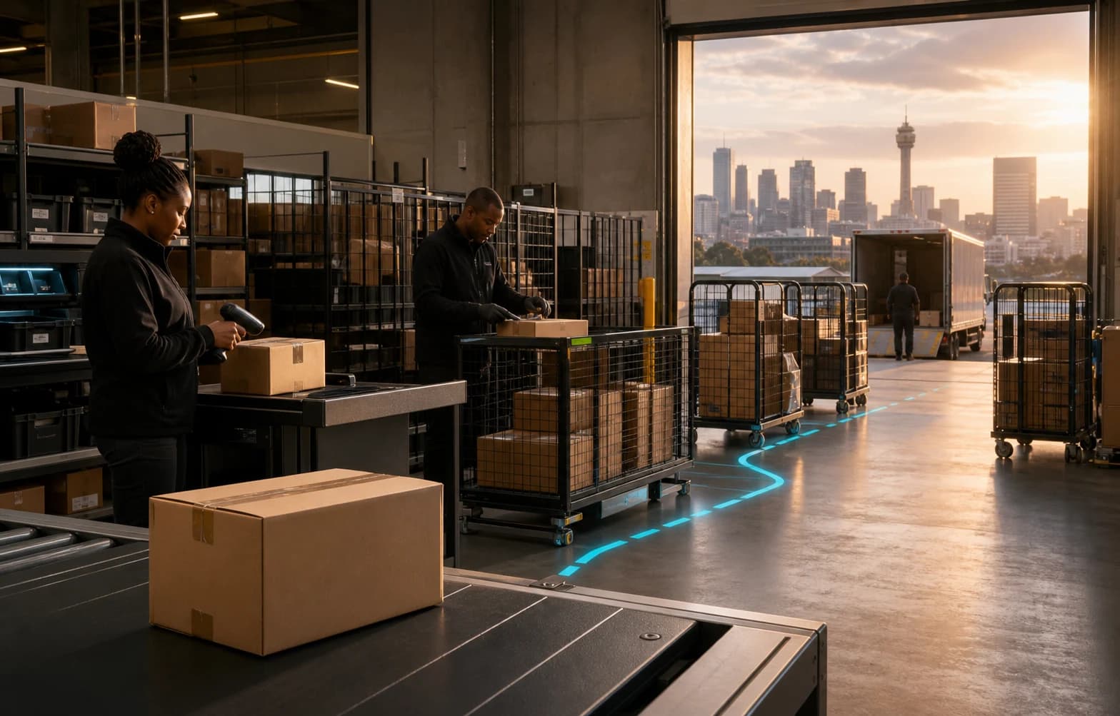 SmartWarehouse operational process